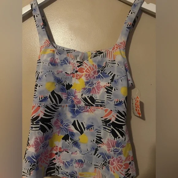 Fp Movement Never Better Printed Mystic Floral Combo Tank free people M NWT NEW - Picture 3 of 9